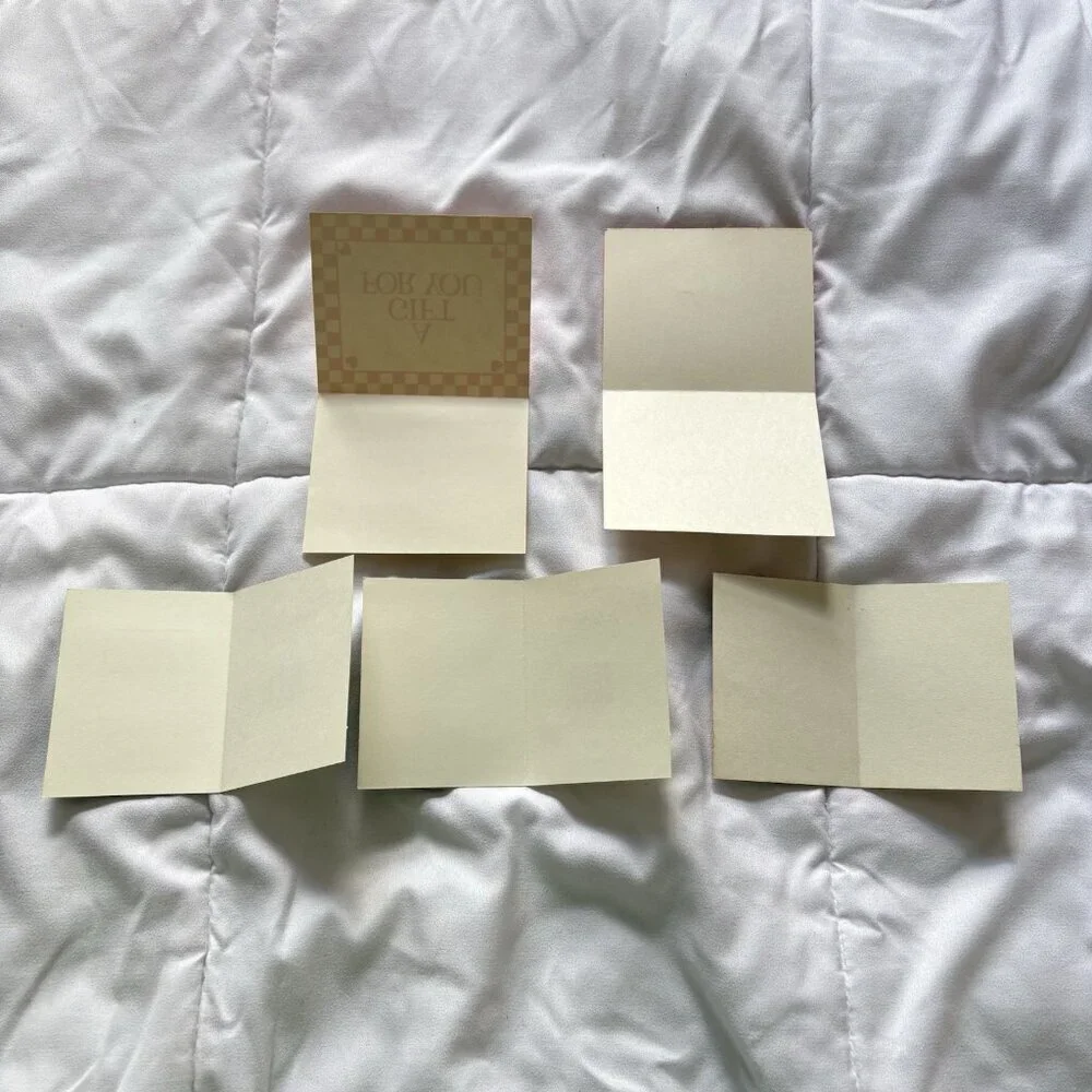 Vintage Lot of‎ (5) 80s 90s Gift For You Greeting MINI Cards UNUSED